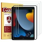 OMOTON [3 Stück] Panzerglas Schutzfolie kompatibel für iPad 10,2(iPad 9/iPad 8/iPad 7. Generation),iPad Air 3,iPad Pro 10.5, 9H Härte, Anti-Kratzen, Anti-Öl, Anti-B