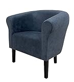 Clubsessel Loungesessel Cocktailsessel Monaco 2' Zetta Blue W364 29 FORTISLINE