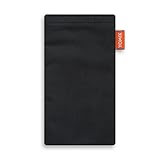 YOMIX VIIVI Schwarz Handytasche Tasche für Asus ROG Phone 5 aus Microfaser mit Microfaserinnenfutter | Hülle mit Reinigungsfunktion | Made in Germany