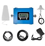 LWKBE Verstärker 4G LTE-Signal 800 Band20 / 1800 Band3 / 2100 B1 / 2600 Band7 Repeater Signalfrequenz-Funkantenne Kit Professional Mobile Repeater,B3/1800