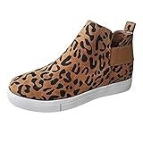 Geilisungren Damen Turnschuhe Atmungsaktiv Laufschuhe Runde Zehe Beleg Auf Schuhe Flach Breathable Sneaker Sportschuhe Sommer Schuhe Bequeme Halbschuhe Plateau S