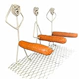 Eternitry Gegrillter Wurst-Rack, tragbarer Hot Dog Grill, Grill gegrillter Wurst Metal-Werkzeug, Outdoor-Grill-T