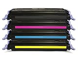 4er Set EOS-Toner kompatibler für HP Color Laserjet 1600 2600 2605 + cm 1015 1017 – kompatibel ersetzt HP Q6000A, Q6001A, Q6002A, Q6003A – Black Cyan Magenta Yellow