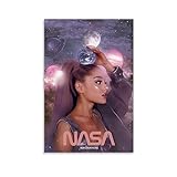TOUKUI NASA Ariana Grande Song Poster dekorative Malerei Leinwand Wandkunst Wohnzimmer Poster Schlafzimmer Malerei 16x24inch(40x60cm)