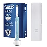 Oral-B Pro 1 750 Elektrische Zahnbürste für eine gründliche Reinigung, Reise-Etui, türk