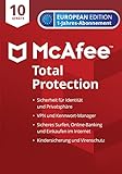 McAfee Total Protection 2022 | 10 Geräte | 1 Jahr | Virenschutz-Software, Web-Schutz, Kennwort-Manager, Mobilgeräteschutz, Kindersicherung | PC/Mac/Android/iOS | Edition für Europa |