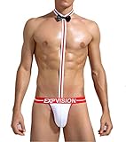 To Max? Sexy Unterwäsche für Mann, Borat Anzug Männer String Tanga Mankini, Herren Borat Kostüm Low-Rise Dessous für M