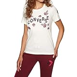Converse Floral Crew Tee EGRET T-Shirt, Damen, Beige (EGRET)