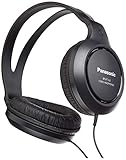 Panasonic RP-HT161E-K Hifi-Kopfhörer (2 m langes Kabel, 10-27.000 Hz, 30 mm Wandler) schw