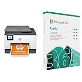 HP OfficeJet Pro 9022e Multifunktionsdrucker (HP+, A4, Drucker, Scanner, Kopierer, FA + Microsoft Office 365 Family | Box