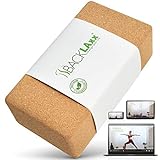 BACKLAxx® Yoga Block aus Kork - 100% Natur Yogaklotz nachhaltig - Yogablock hautfreundlich und ökologisch hergestellt inkl. Anwendung