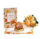 Weihnachtsdekoration Blumenstrauß Dreidimensionale Karte Vielen Dank R R