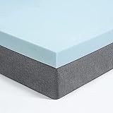 RECCI 4CM Höhe Gel-Schaum Topper 180x200cm, Härtegrad H3 Visco Schaum Topper für Matratzen & Boxspringbett, Gel Memory Foam Topper CertiPUR-EU Zertifiziert (ohne Bezug) [180 x 200 x 4cm]