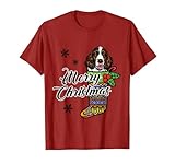 Funny Gift for Dog lover Christmas Eglish Springer Spaniel T-S