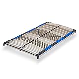 7-Zonen Lattenrost Pure NV mit 44 Federleisten 140x200cm | nicht verstellbar - starr | fertig montiert | Härteregulierung | Made In Germany | GS Zertifiziert – geprüfte Sicherheit (140 x 200 cm)