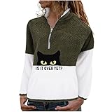 Damen Shirt Langarm v-Ausschnitt roter Pullover Damen ausgefallene t Shirts Damen kalte Schulter Oberteil Rollkragenpullover Damen schwarz Tunika Bluse grau hemdbluse Damen Kurzarm braunes S