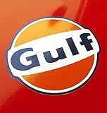 Gulf Vintage Racing Sticker Größe ca.20