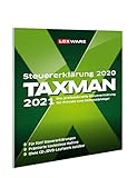 Lexware Taxman 2021 für das Steuerjahr 2020|in frustfreier Verpackung|Übersichtliche Steuererklärungs-Software für Arbeitnehmer, Familien, Studenten und im Ausland Beschäftigte|Standard|1 Jahr|PC|D