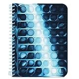 POP it Personalisiertes Notizbuch Finger Bubble Music Silicone Cover Notebook Decompression Silicone Bubble Notebook
