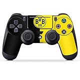 DeinDesign Skin kompatibel mit Sony Playstation 4 PS4 Pro Controller Folie Sticker BVB Borussia Dortmund Wapp