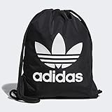 adidas Originals Trefoil Sackpack, Unisex Herren, Rucksack, Originals Trefoil Sackpack, schwarz / weiß, Einheitsgröß