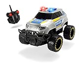 Dickie Toys 201119127 RC Police Offroader, RTR, Polizeiauto, RC Auto, ferngesteuertes Fahrzeug, mit Funkfernsteuerung, bis 8 km/h, für Kinder ab 6 Jahren, 20