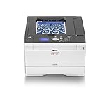 OKI C532dn Farbdrucker (Drucken, A4, 30 Seiten/Min., 1.200x1.200 dpi, LAN, WLAN optional, Duplexdruck, max. 6.000 Seiten/Monat)