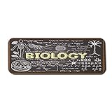 Gaming Mauspad Schwarze Tafel Biologie Handgeschrieben Rutschfestem Gummiunterseite Mousepad Anti-Ausfransen Stabiler Gaming Mausmatte 25X30C