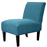 Sofabezug ohne Armlehnen Sesselbezug Stretch Stuhlschonbezüge ohne Armlehnen Stuhlschutz Abnehmbare waschbare Couchbezüge Möbelschutz für Wohnzimmer Hotel Haus Esszimmer (Color : G, Size : 1PC)