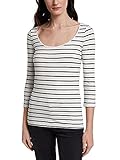 ESPRIT Damen 011EE1K362 T-Shirt, 110/OFF White, S