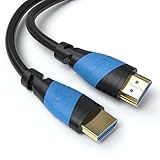 JAMEGA - 2m HDMI-Kabel 2.0 a/b - High Speed mit Ethernet - Ultra HD 4K 60Hz 4:4:4 HDR HDCP ARC 2160p CEC 3D 1080p Full HD Dolby Vision 18GB