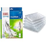 JUWEL Aquarium 87022 AquaClean 2.0 - Bodengrund- und Filterreiniger, Einheitsgröße, transparent & 88049 BioPad Filterwatte, M (Compact)