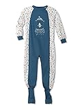 CALIDA Jungen Toddlers Polar Bear Jumpsuit Pyjamaset, Nimes Blue, 80