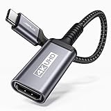 JSAUX USB C HDMI Adapter 4K, USB Type-C Thunderbolt 3 auf HDMI Adapter for Dell XPS 15/13,Samsung Galaxy Note 20/S20/S10/S9, Huawei P40/P30/P20, Surface Pro 7-G