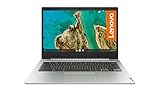 Lenovo IdeaPad 3 Chromebook Laptop 35,6 cm (14 Zoll, 1366x768, HD, entspiegelt) Slim Notebook (Intel Celeron N4020, 4GB RAM, 64GB eMMC, Intel UHD-Grafik 600, ChromeOS) Silb