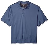 Van Heusen Herren Poloshirt Air Performance Solid Big und Tall Short Sleeve - Blau - 3X-Large Groß