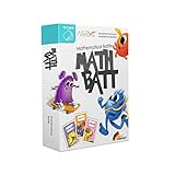 ALLEOVS® Math-Batt Mathematik - Lernspiel für Kinder ab 7 Jahren - Einmaleins Spiel mit 90 Lernkarten - Kartenspiel für die ganze Familie - Kinderspiel für das 1x1