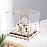 Acrylvitrine Box Set für LG 21056 Indische Architektur Taj Mahal Set, （nur Acrylvitrine Box, LG Modell nicht im Lieferumfang enthalten） White b