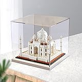 Acrylvitrine Box Set für LG 21056 Indische Architektur Taj Mahal Set, （nur Acrylvitrine Box, LG Modell nicht im Lieferumfang enthalten） White b