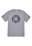 Converse T-Shirt Herren Splatter Paint Chuck Taylor Tee 10021506 035 Grau, Größe:L