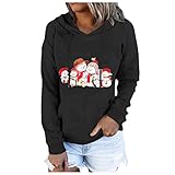 Weihnachten Hoodie Damen Pullover weinrot Damen goetzburg götzburg Damen-unterhemd Spagetti-träger, weiß Shirt blau Kurzarmpullover Damen Strick Oberteile frühling Tshirt Kurzarm Winter Angeb