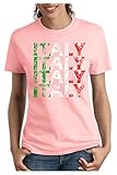 OM3® - Italy - Damen T-Shirt - Italien Italia Fussball World Cup Soccer Fanshirt Sport Trikot, XL,