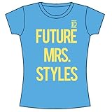 One Direction Unisex ONEDTEE18LSBU03 T-Shirt, blau, L
