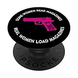 Einige Frauen lesen Zeitschriften Echte Frauen laden Zeitschriften PopSockets mit austauschbarem PopGrip