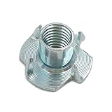 PARCO Einschlagmuttern mit 4 Einschlagspitzen M10 x 13 mm, verzinkt, 100 Stück, 25710k