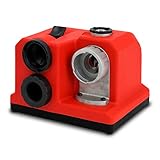 EBERTH Bohrerschleifgerät Schärfstation Bohrerschärfer Elektrisch 85W (Diamantschleifscheibe, 4200 U/min, für Metallbohrer mit Durchmesser von 3mm bis 13mm, Spannfutter inkl, Zwangsführung)