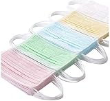 Froid 5 Farben (10 Stück rosa + 10 Stück grün + 10 Stück blau + 10 Stück gelb + 10 Stück weiß), dreilagiger Vliesstoff, 50 Stück