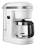 KitchenAid 5KCM1208EWH Drip-Kaffeemaschine-WEISS, G