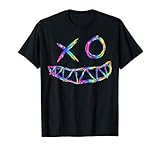 Rainbow Rave Face Festival Tekk T Shirt Men & Woman T-S