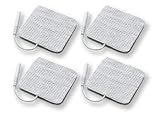 4 Stück Elektroden 50x50 mm für SaneoTENS, SaneoSPORT, SaneoVITAL und andere TENS EMS Reizstromg